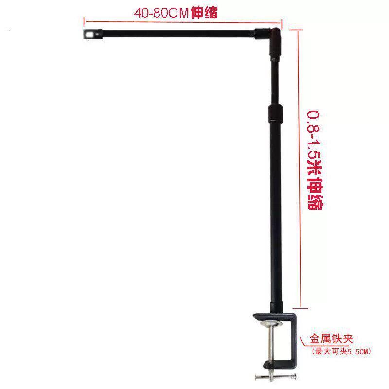 灯牌伸缩杆摆摊支架展示挂布户外应急灯杆横幅招牌广告夹桌面伸缩