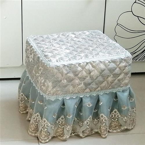 凳子套方形皮墩套椅套沙发凳套异型凳子套布艺30*30高30凳套