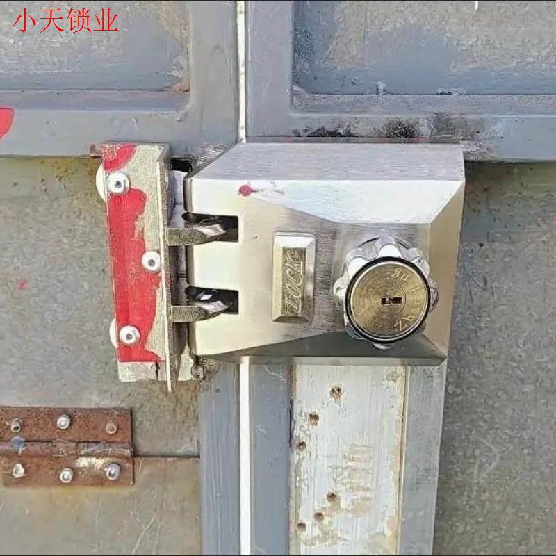 门锁铁门防盗老式自动撞锁老虎锁碰锁不锈钢推拉大门锁具平移动.