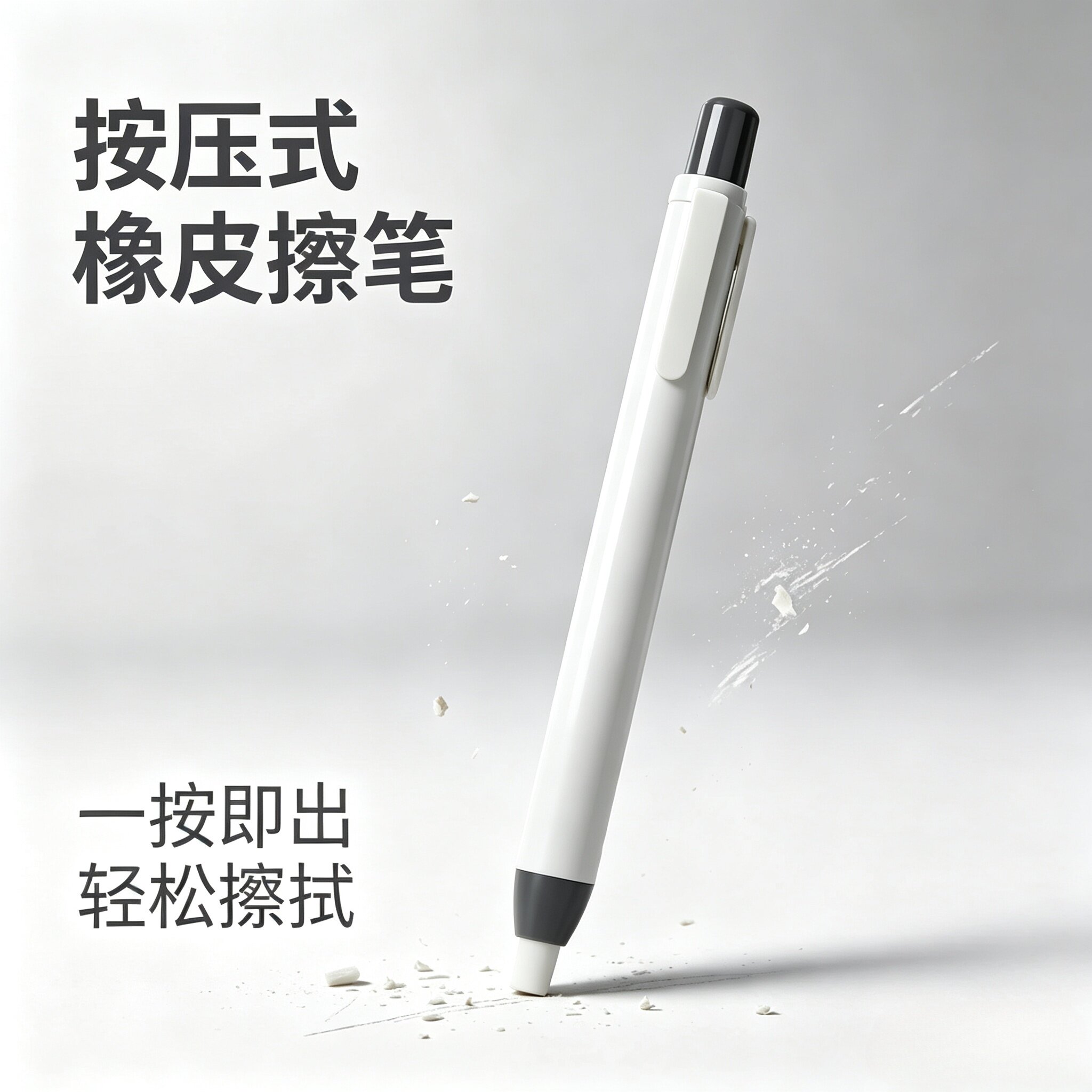 【老师推荐】按动磨砂橡皮笔多种字迹修改擦除学生橡皮擦笔WT2