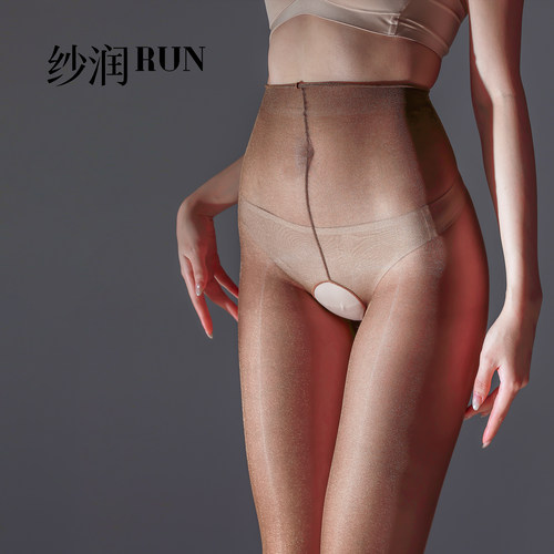 女0D超薄透视满天星开裆免脱丝袜
