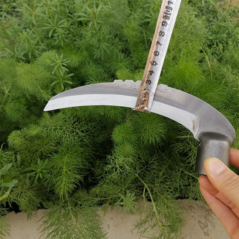 农用炮弹皮割草镰刀老式专业除草收割镰刀头 需要棍另拍图片