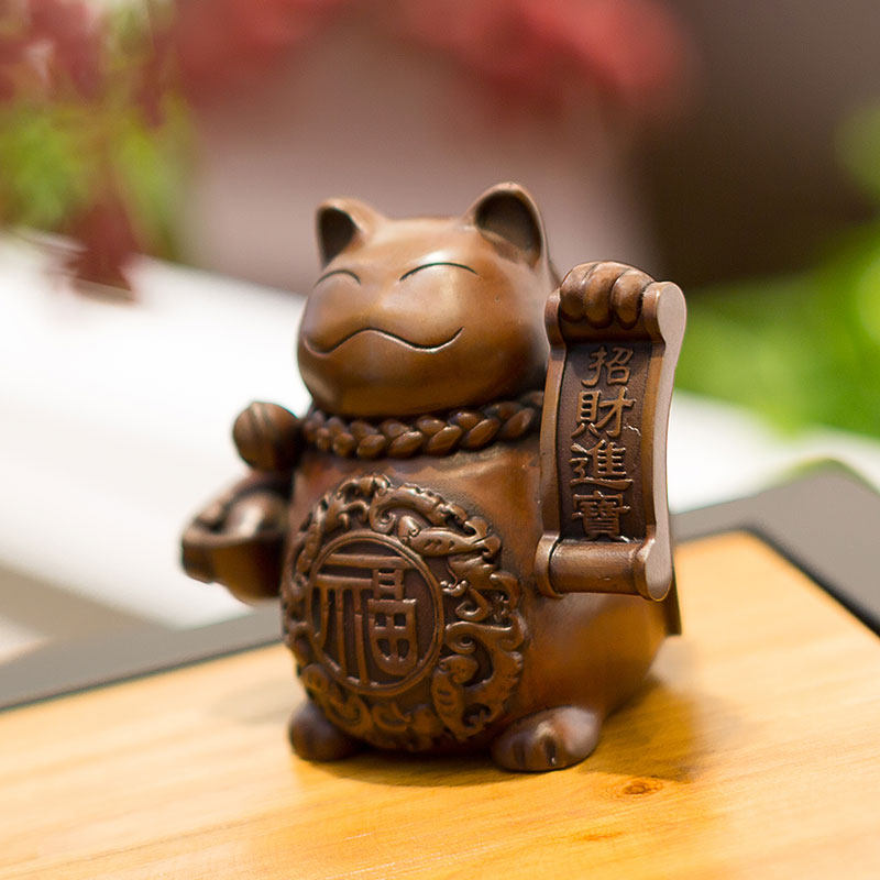 招财猫摆件猫工艺品摇手存钱储蓄罐店铺酒柜家居装饰创意开业礼品
