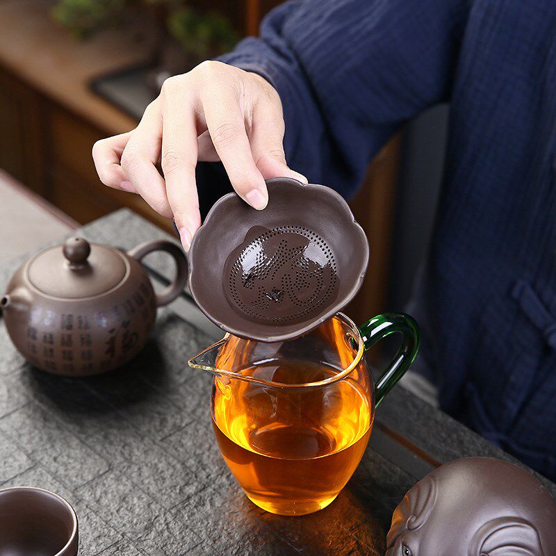 吉祥象摆件客厅办公室茶室茶桌家居装饰摆设茶宠茶玩茶漏茶滤一体