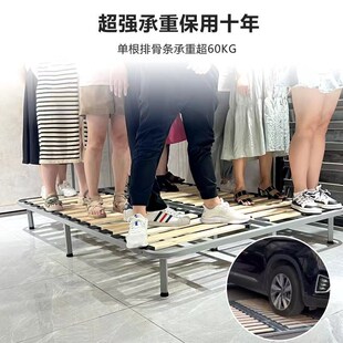 榻榻米专用排骨架床架加密实木1.8米上翻床骨架1.5龙骨架钢架定制
