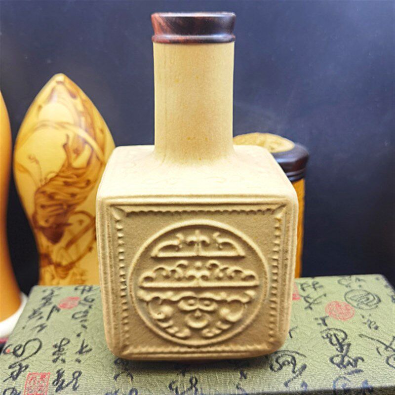 天一阁津门李保田套模团寿纹八不正摆件葫芦匏器红酸枝口花瓶花插