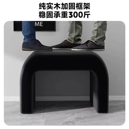 乐远换鞋凳家用门口入户玄关穿鞋凳轻奢卧室床尾凳软包沙发凳长条