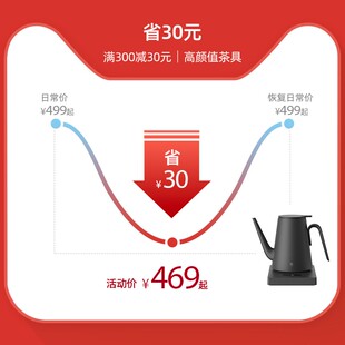 三界茶具K1妙控多功能数显电热水壶长嘴烧水泡茶咖啡专用煮茶套装
