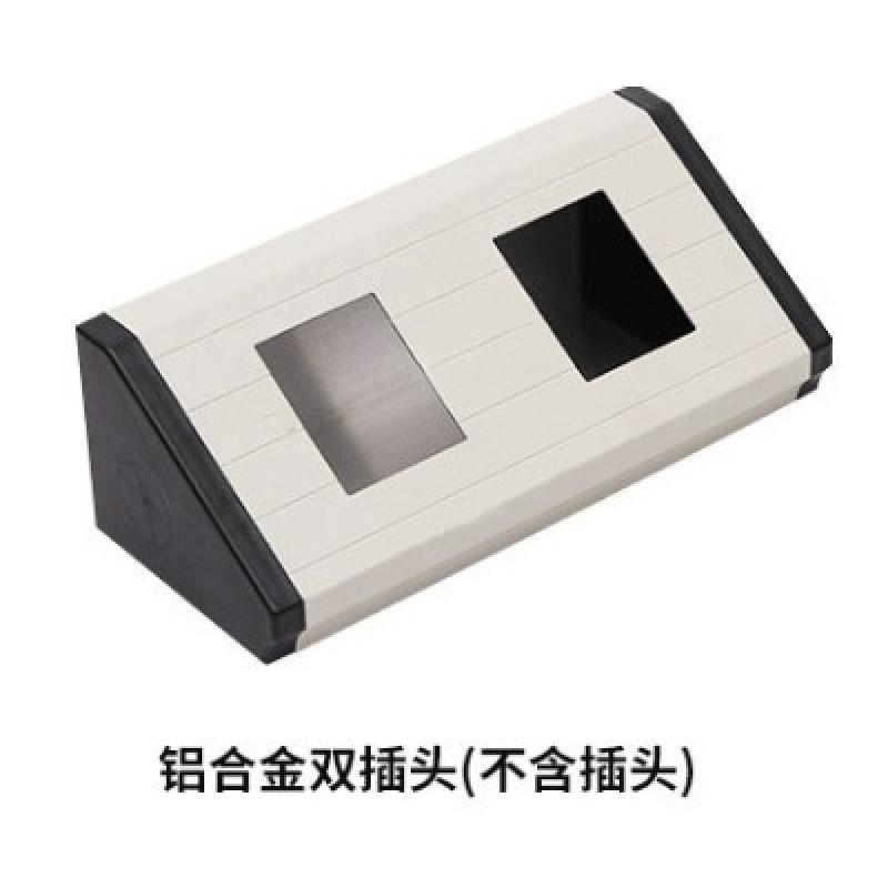 实验工作台专用岛式电源盒防水插座盒台面插座线槽盒双面塔式电源图片