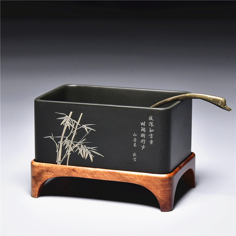 国家非遗/歙砚水盂/原石整挖手工水盂砚石 文房雅器精品