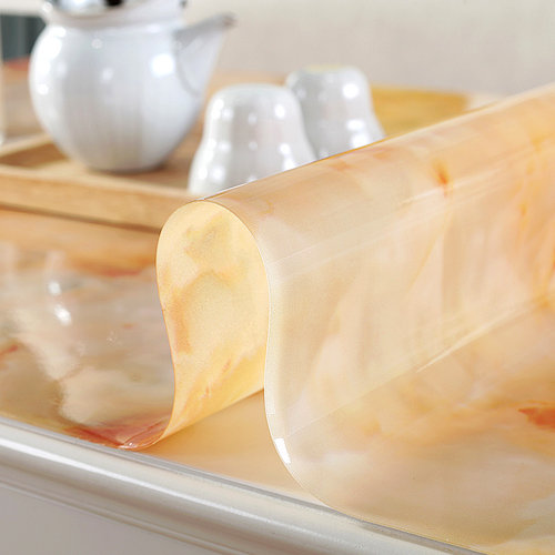 桌面软玻璃PVC桌布防水防烫防油免洗无味透明餐桌垫茶几厚水晶板
