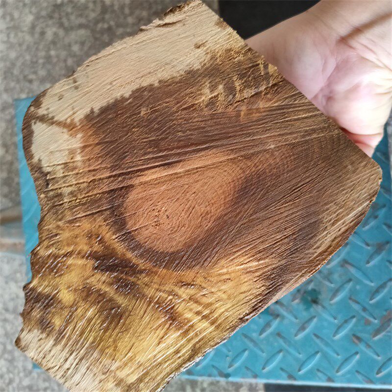 P468金丝楠小叶桢楠木水波花纹天然随形木根雕刻料diy底座摆件料
