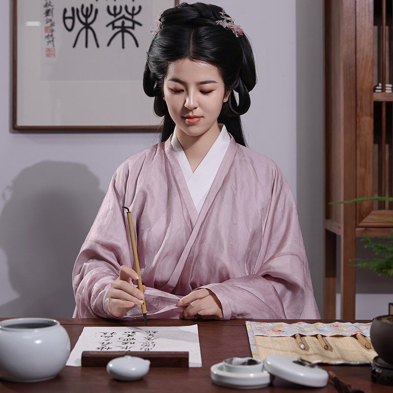 【西泠印社】禄锦笔帘毛笔专用收纳袋包边布艺竹制书法笔袋笔卷学