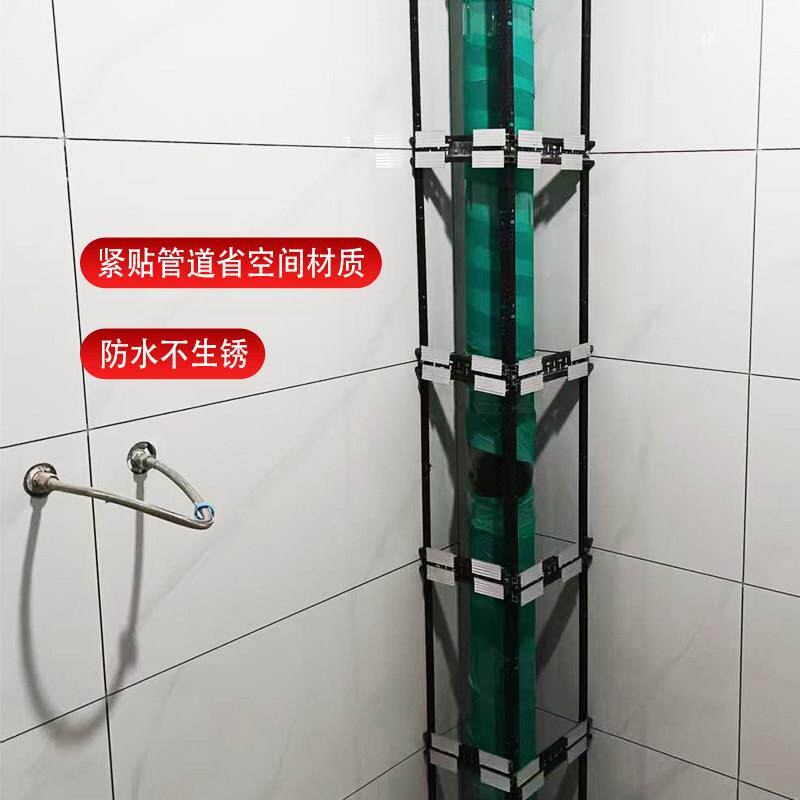 加包下水管/道隐形瓷砖包管支架厨厚化妆室阳台房立合金管装饰材