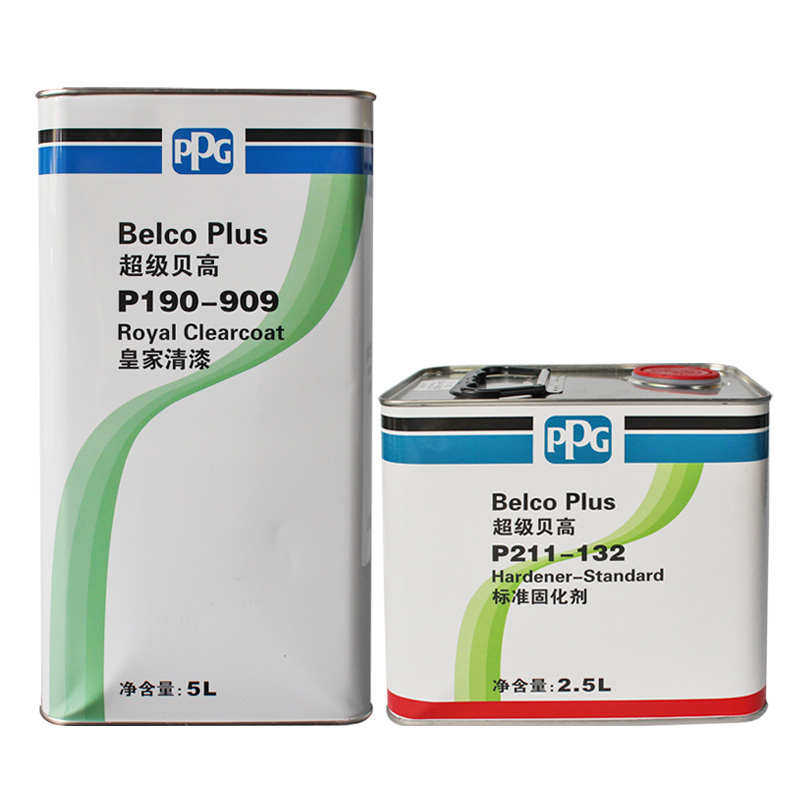 PPG168贝高汽车清漆套装亮光油漆固化剂光抗高硬度修理厂透明划痕