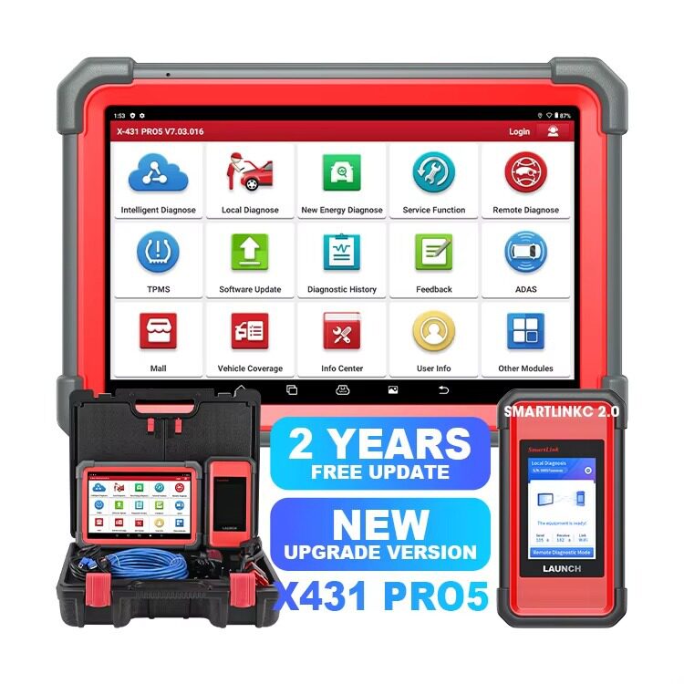 全球版元征Launch X431 PRO 5 诊断工具支持在线编程