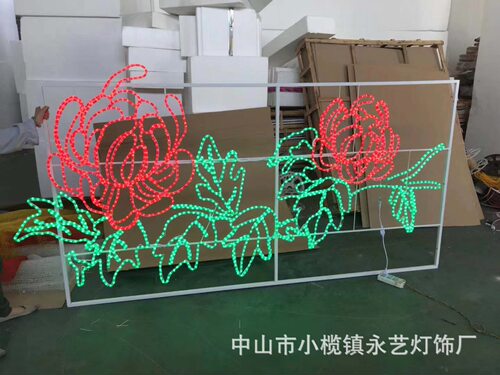 LED工艺发光图案灯节日装饰
