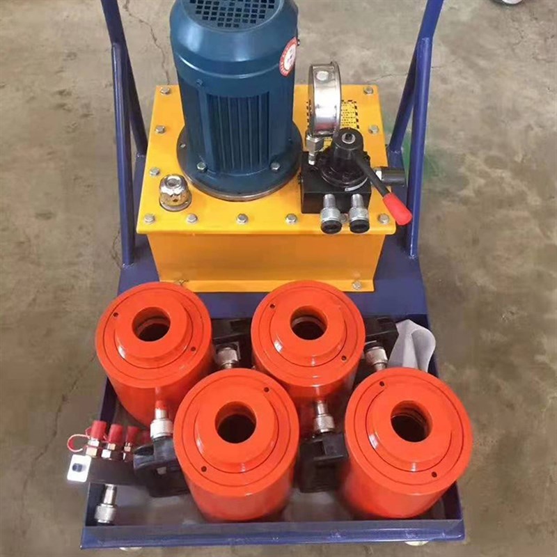 液压紧板器换热器手动单作用式液压扳手电P动双作用式液压扳手