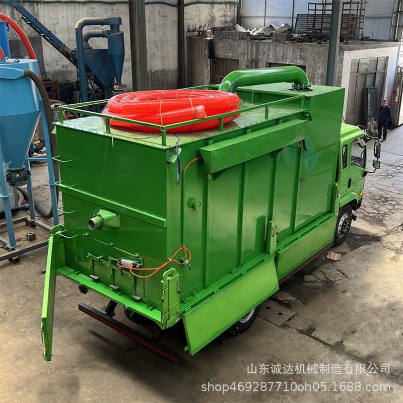 内蒙电厂炉灰中转储料式吸灰车 15J0型移动方箱式气力输送机