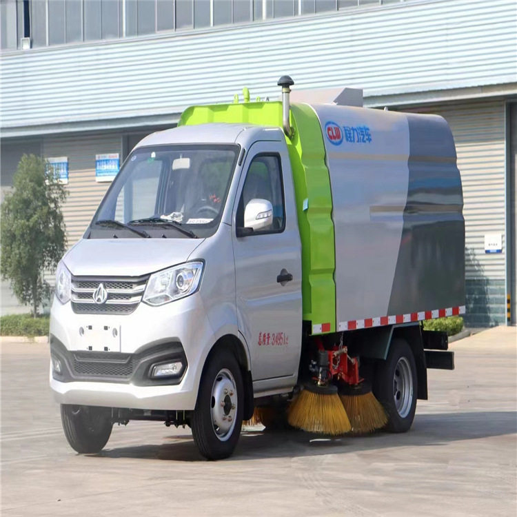长安小型蓝牌扫路车厂家现货 四轮双发动机大吸力扫地车C1可驾驶