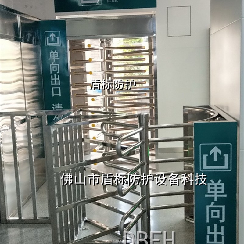广州展会中心限流单向入口不锈钢转闸机地铁N站售票中心单向旋转