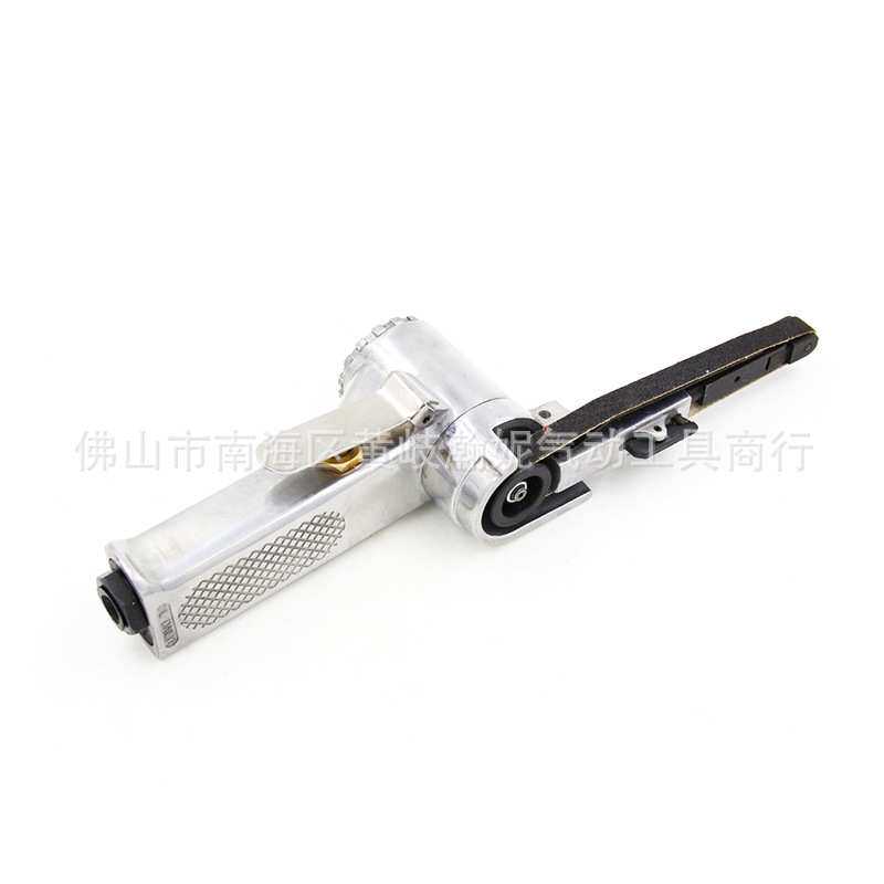 欧维尔OW-SD10气动环形砂带机1寸抛光砂光窄缝金属打磨光10*330mm