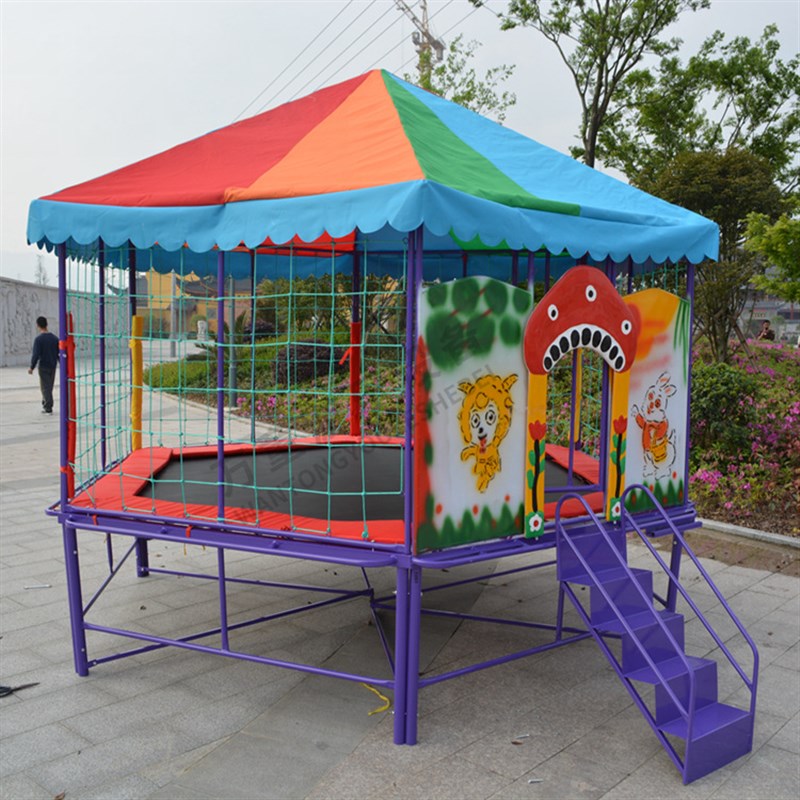 儿童室外小区大型蹦蹦床幼儿园户外儿童跳跳床广场公园Z游乐场蹦
