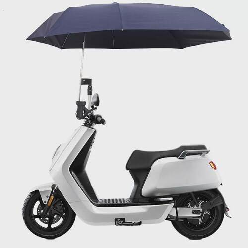 电动车暴雨专用伞电动车结实防风折叠伞异形雨伞双层加固抗风偏心