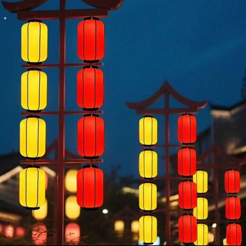 广西婚庆防晒节日多款式新年发光防雨水挂饰大红色灯笼古风场地
