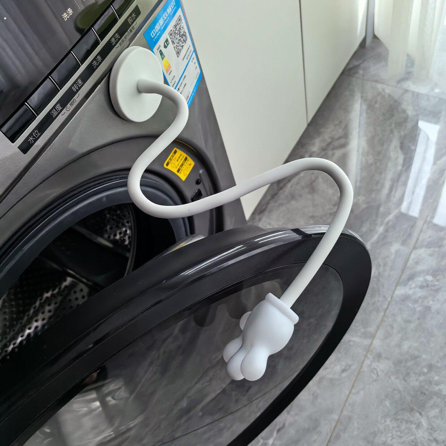 洗衣机门挡防撞固定器限位器卡扣滚筒磁吸式冰箱挡板防风防尘神器