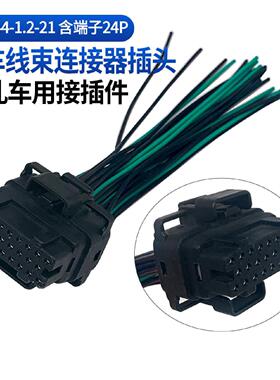 .汽车线束连接器插头孔车用接插件含端子车用接