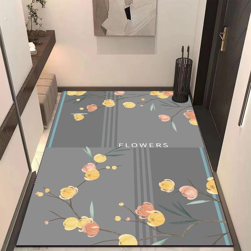 入户门地垫硅藻泥吸水防滑满铺垫子家用厨房卫生间门地垫