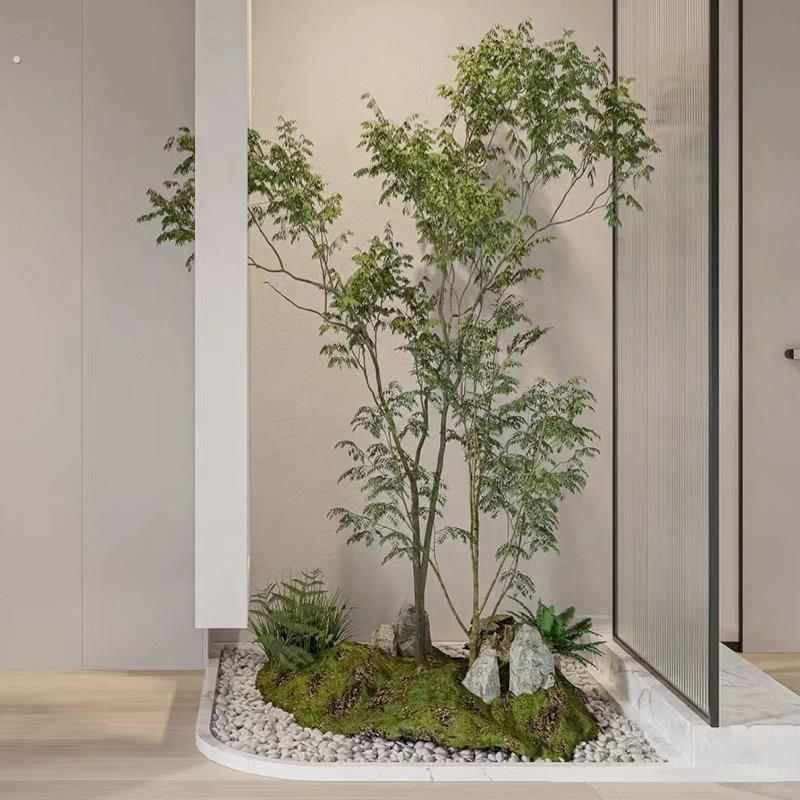 仿真绿植造景植物室内大型假树落地场景盆栽橱窗装饰商场景观定制
