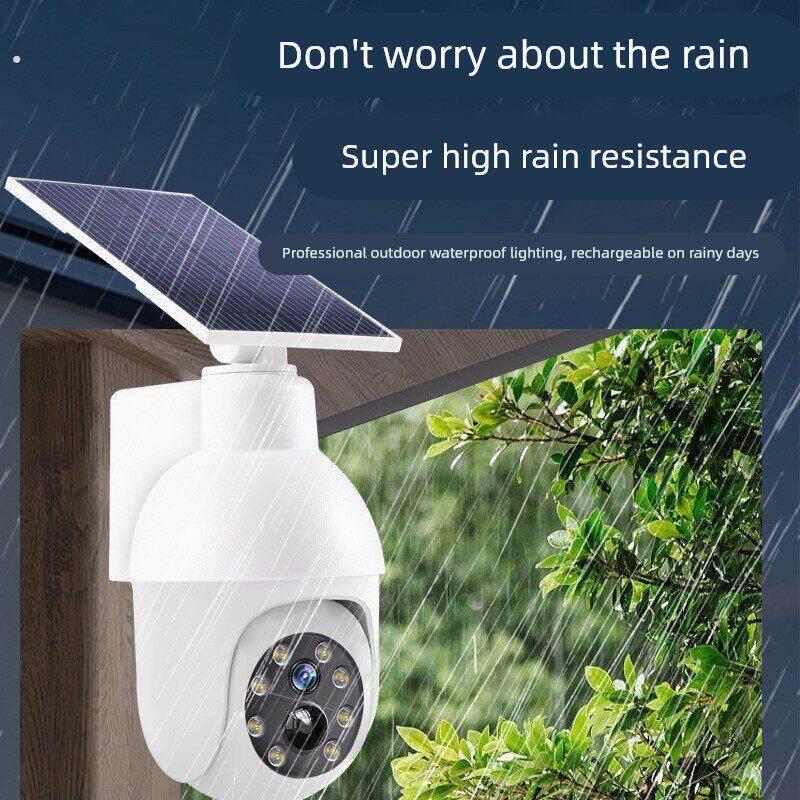 太阳能假摄像头彷真监控器灯假的模型摄影头防盗家用室外庭院路灯