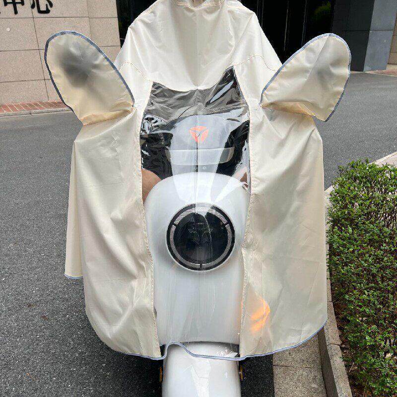 电动车雨衣防暴雨加厚加大摩托车雨衣单人长款全身可盖车两用