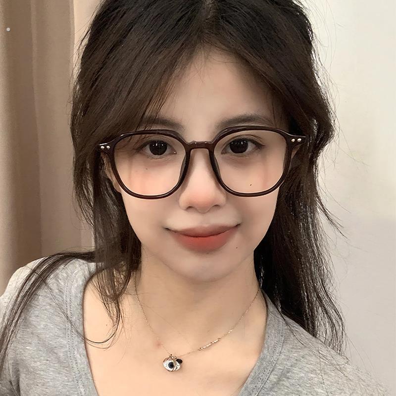 超轻眼镜框女素颜大框近视眼镜可配有度数散光韩版显脸小眼镜框架