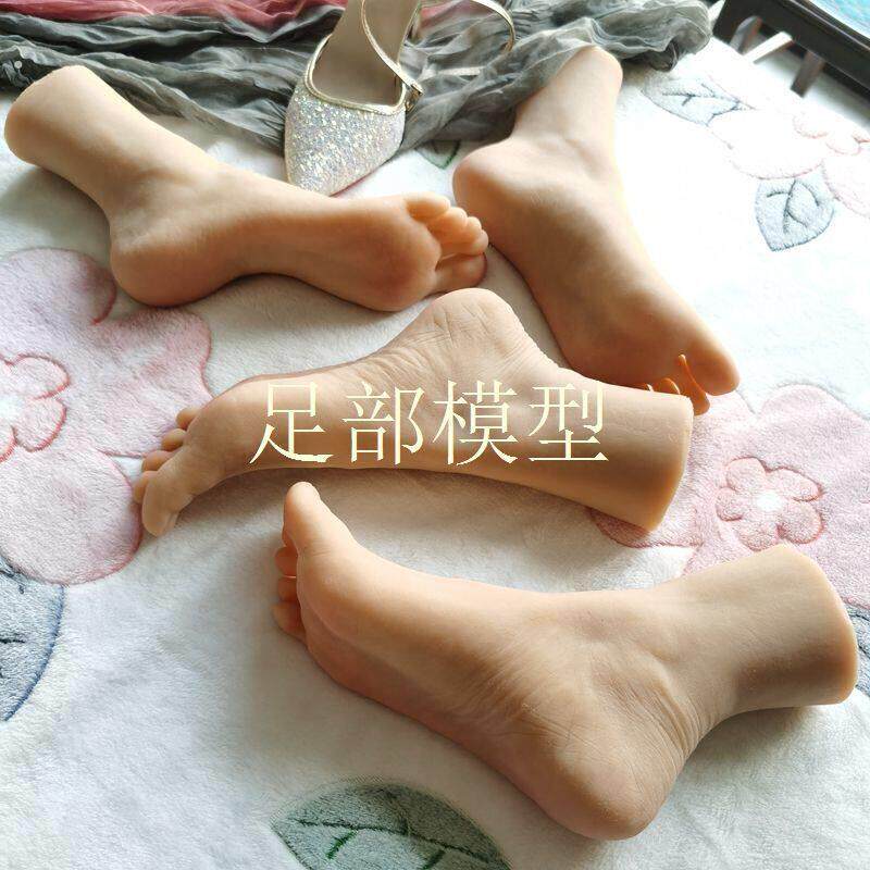 仿真足模真人倒模假脚针灸按摩穴位足部模型影视绘画道具直播