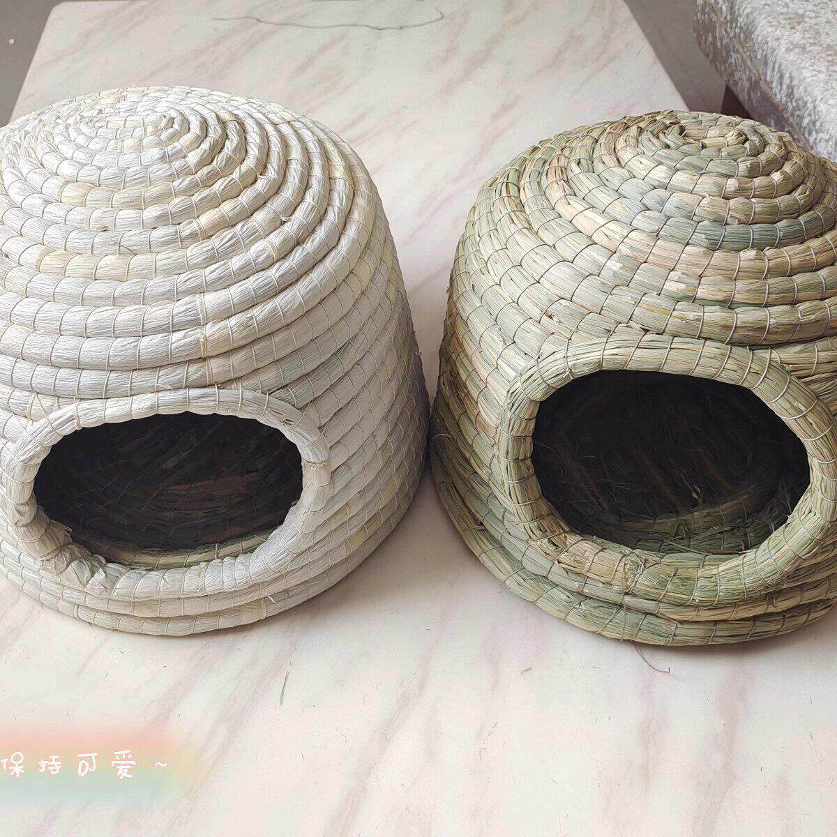 草编城堡窝鸽子窝兔子窝孵蛋专用鹌鹑玄风鹦鹉【每天中午发货】