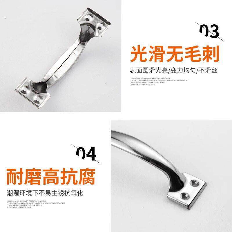 老式铁皮拉手不锈钢拉手大门拉手304不锈钢卷帘门把手弓形拉手