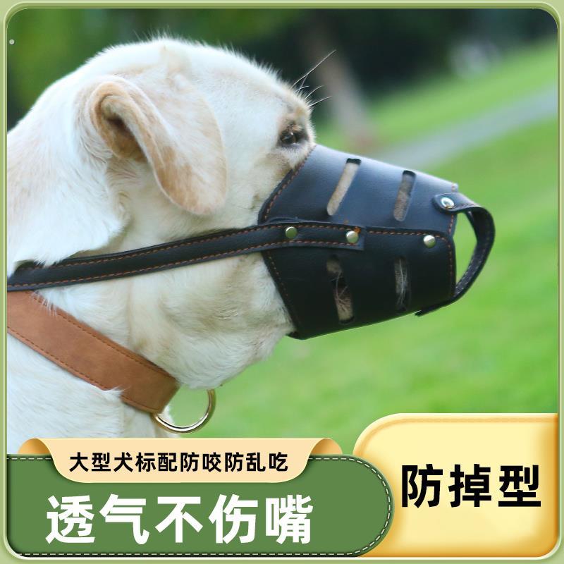狗狗嘴套防咬口罩防乱吃中大型犬马犬拉布拉多宠物防叫嘴巴套嘴罩