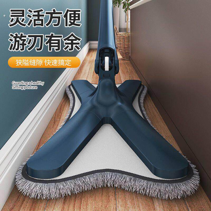 蝴蝶拖把自动拧水免手洗平板家居用品拖布懒人吸水拖地神器一拖净