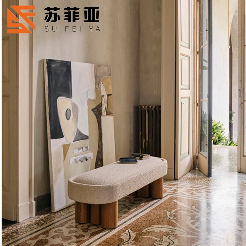 北欧轻奢门厅沙发凳售楼处商场试衣凳换鞋长凳卧室时尚床尾凳床榻