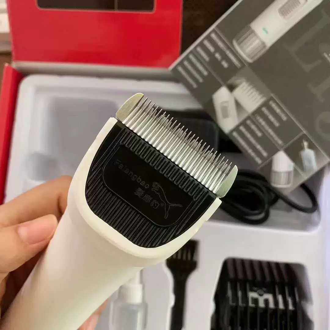 发廊豹F66理发器大动力两个档位调节发廊发型师专用充电式电推剪