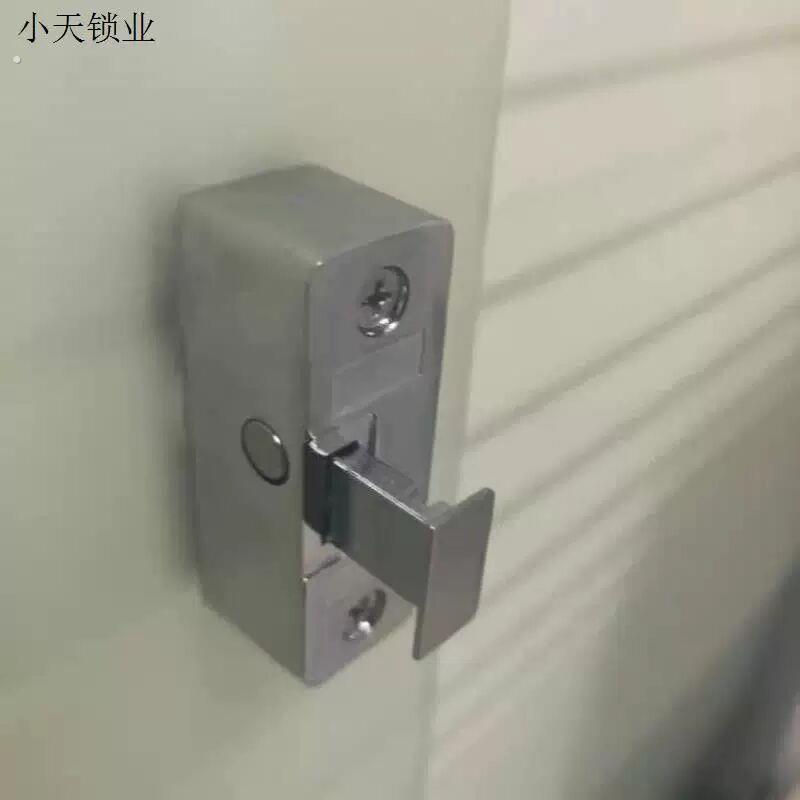 配件无框加厚款玻璃门拉门锁移窗平移移窗锁扣浴室锁配件插销.