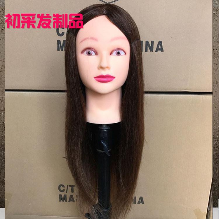 理髲店美发盘发练习人头模型剪发 做造型假发模特头假人头 假发人