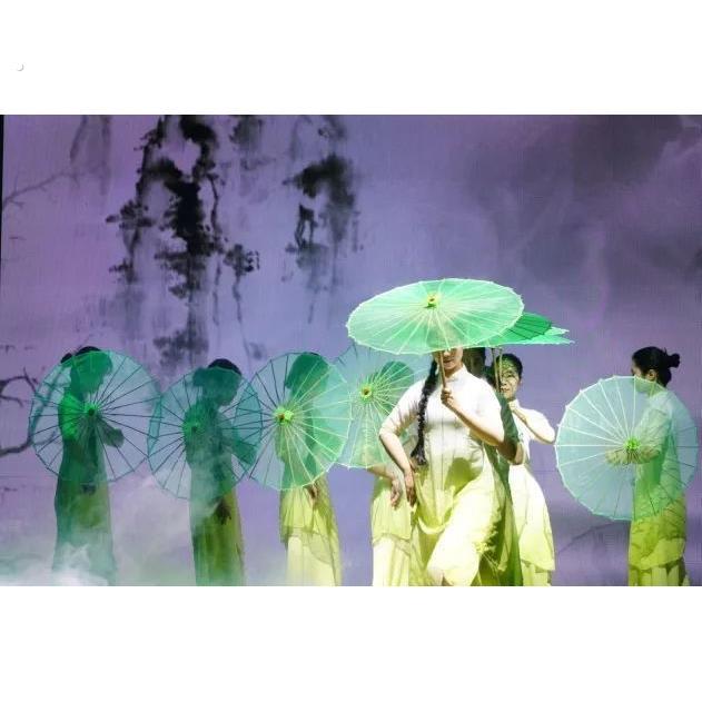 透明演出跳舞伞民族古典舞 沙湾往事 雨打芭蕉舞蹈道具旗袍走秀伞