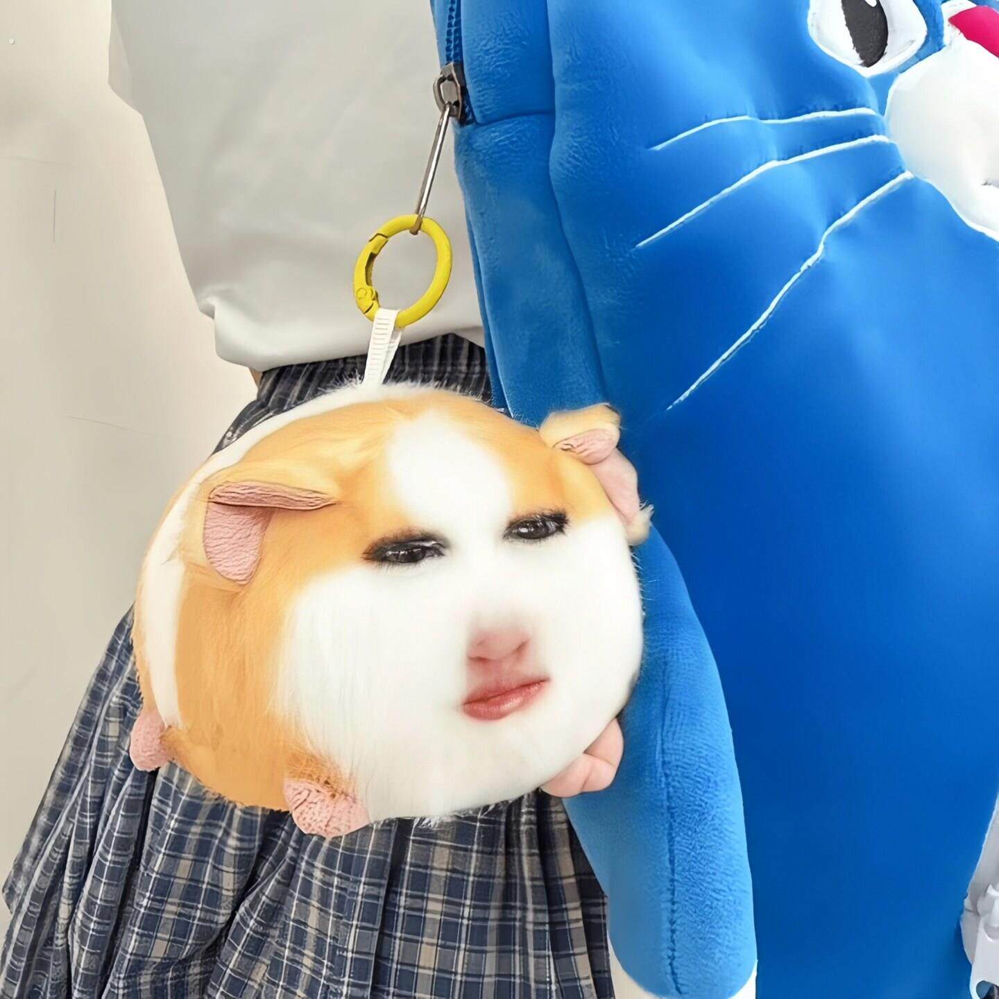 猪妞玩偶挂件仙女下凡荷兰猪发声录音生日礼物女生闺蜜抽象小玩意