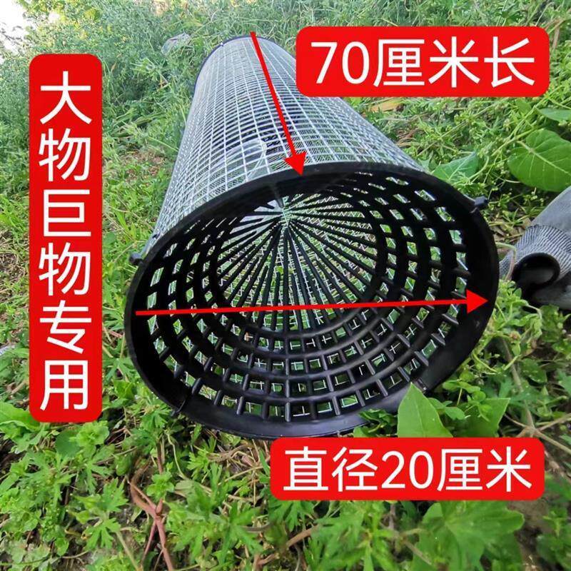 铁丝笼多功能镀锌网笼蛇黄鳝笼辣条通用防跑长筒笼手工笼户外神器