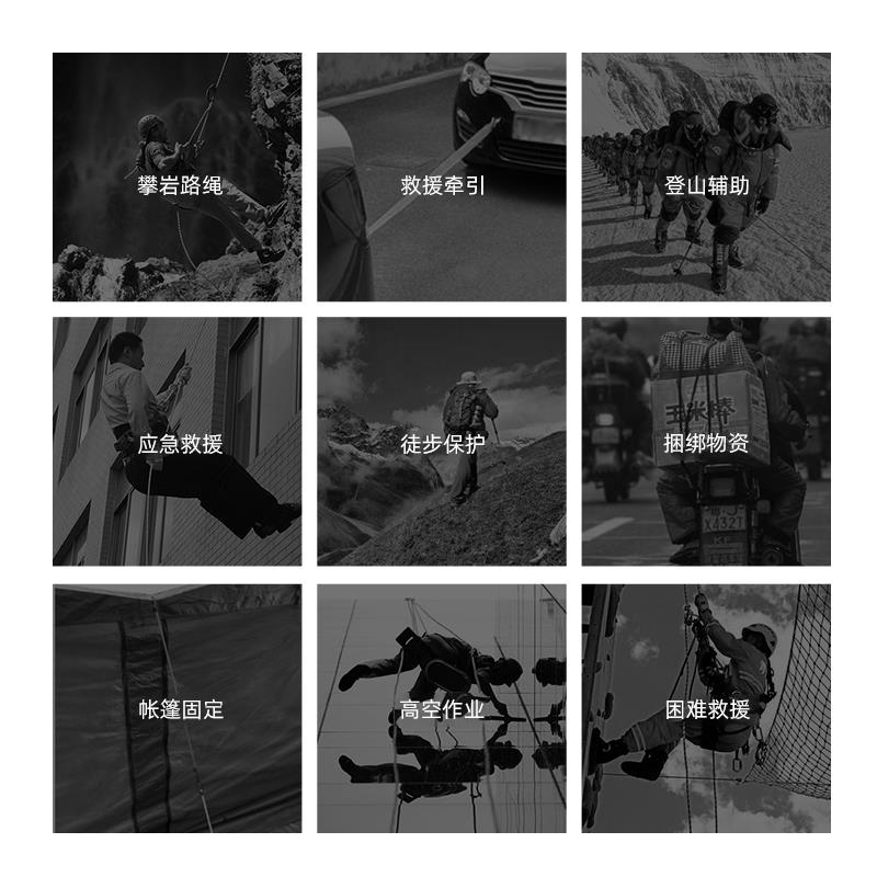 高楼火灾逃生安全绳消防专用家用高层防火应急救生救援绳子套装