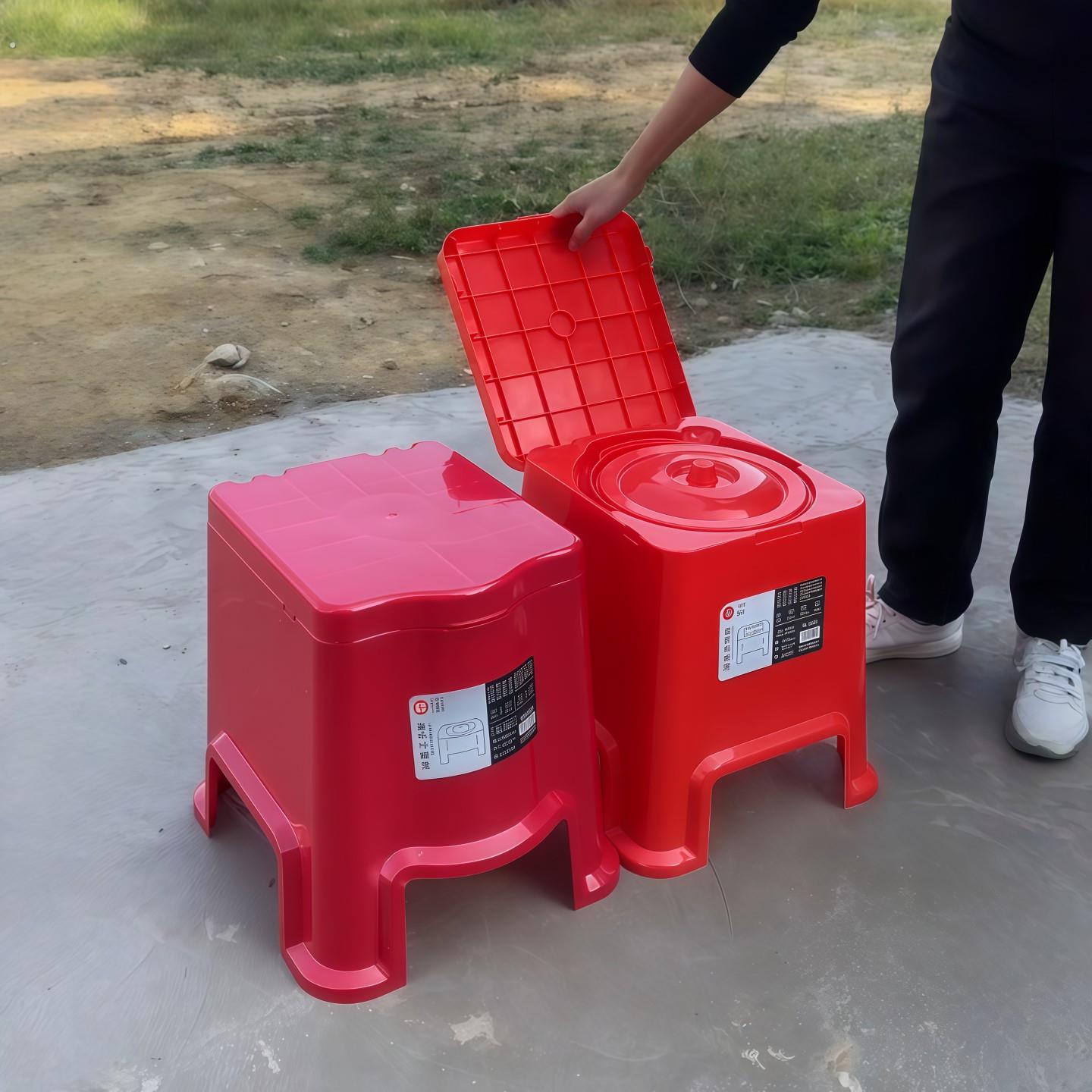 老人坐便器移动马桶卧室防臭便盆家用加高塑料马桶凳子便携式痰盂